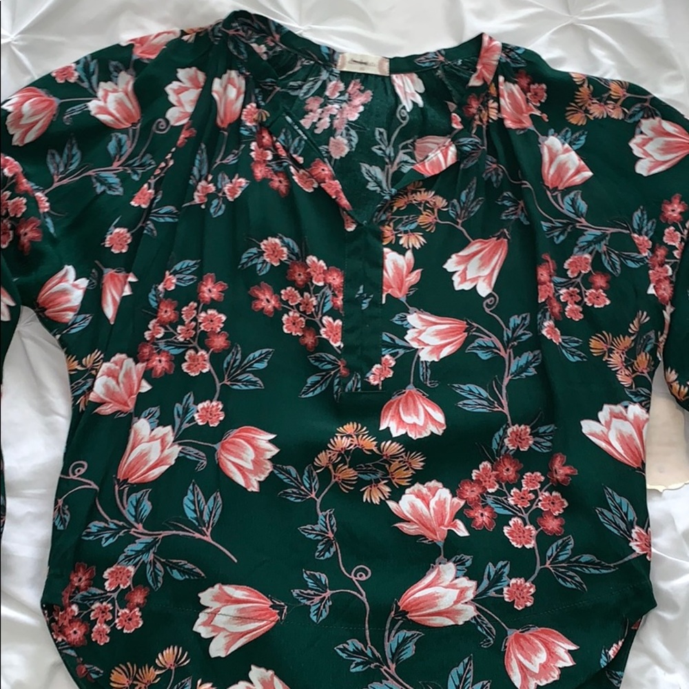 Altar’d State Floral Long Sleeve Blouse XS NWT